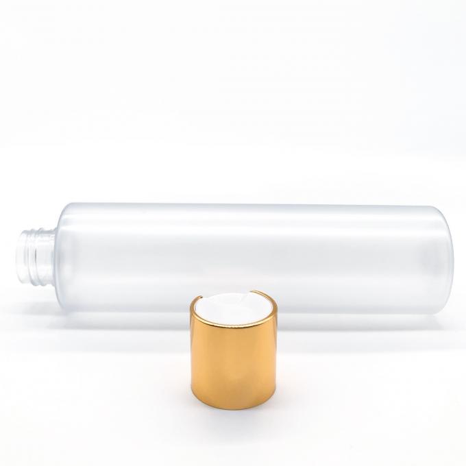 24/410 Spitzenkappe der glänzenden Goldaluminiumdiskette mit weißer Plastikspitze