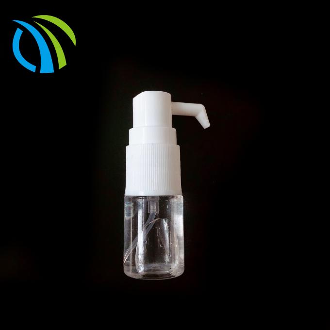 Medizinischer nasaler Sprüher der Mini-18mm weißen gewellten Schraube für Flasche des freien Raumes 15ml