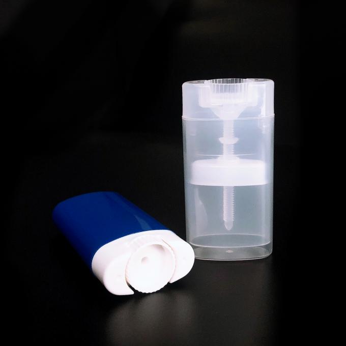 leerer Miniplastikdes rohr-Lippenbalsam-Flaschen-desodorierenden Mittels des lippenstifts 15g Stockbehälter